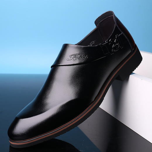 【服饰鞋包】商务休闲 男鞋男士正装皮鞋拼接皮鞋 商品图2