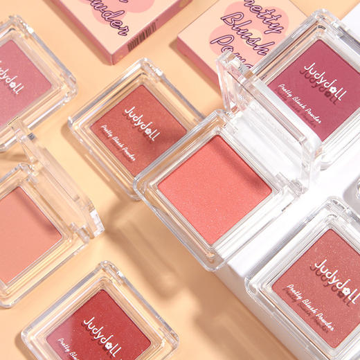 【美妆个护
】Judydoll橘朵单色腮红 偏光哑光珠光细闪新手易上色多色 商品图0