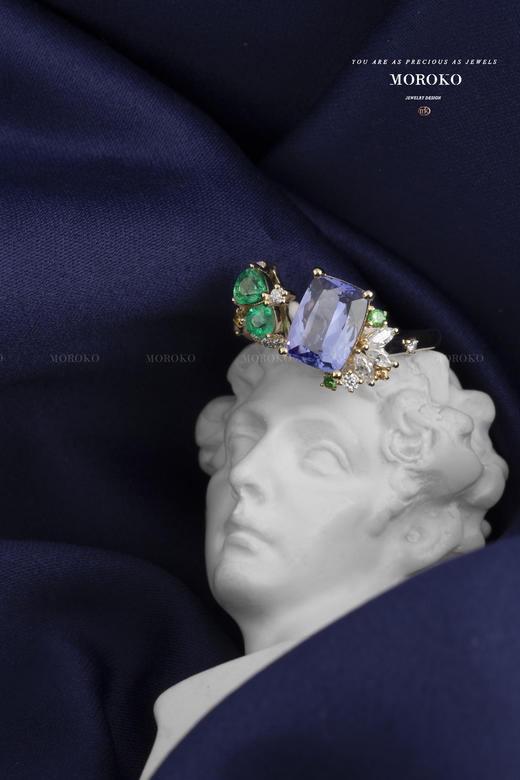 秘密花园·宝石镶嵌 | 设计款·戒指 商品图6