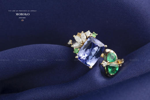 秘密花园·宝石镶嵌 | 设计款·戒指 商品图7