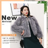 【服饰鞋包】女新款真毛海宁狐狸貉子皮草外套短款机车服网红同款年轻韩 商品缩略图1