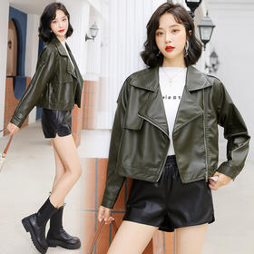 【服饰鞋包】女式皮衣秋装小女春秋短款年小个子时尚