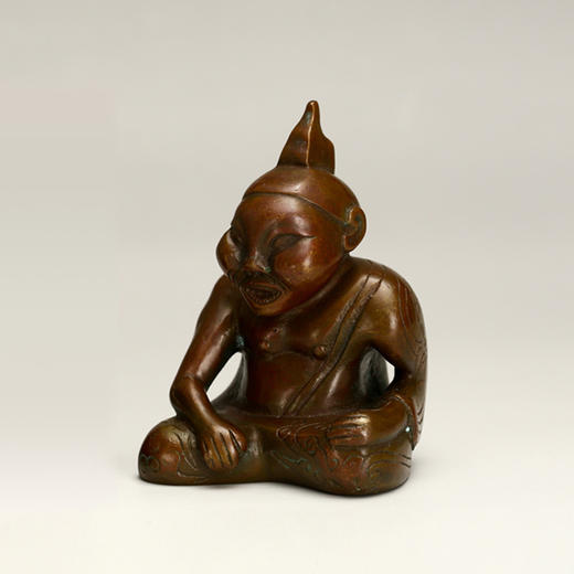 河北博物院说唱俑复仿古制品（青铜） 商品图3