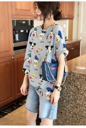 女米奇印花短T9186