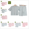 拉比-内衣类（夏）C9纤维短袖肩开服套装玫瑰红 商品缩略图0