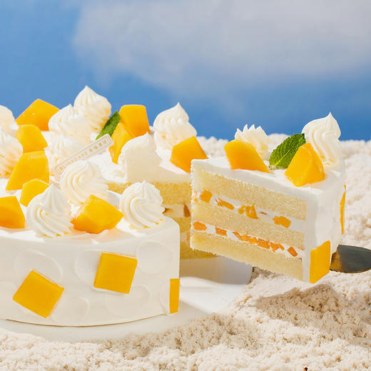 【清雪芒芒】新鲜芒果清新爽口，赤藓糖醇奶油微甜更轻盈（赣州） 商品图4