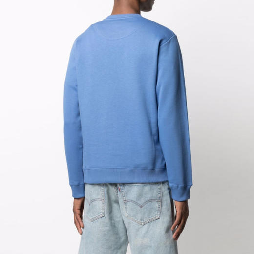 KENZO 高田贤三 男士棉质虎头刺绣运动卫衣 蓝色 FB65 SW123 4XA 72 商品图2