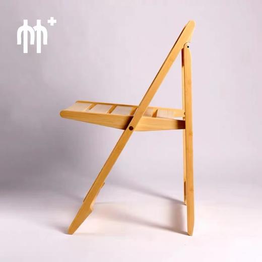 竹加经典舒适餐椅折叠椅家用现代简约椅子靠背餐椅北欧竹休闲椅 商品图2