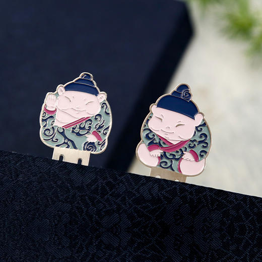 河北博物院说唱俑合金书签Q版 商品图2