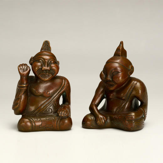 河北博物院说唱俑复仿古制品（青铜） 商品图1