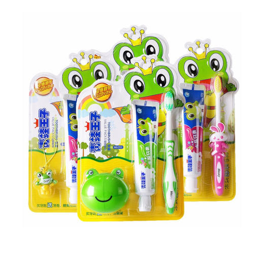 青蛙王子儿童水晶牙膏（苹果）【50g】 商品图1