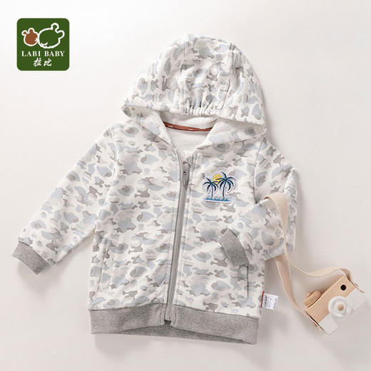 拉比-童衣类（春）C9热带连帽全开外套 商品图1