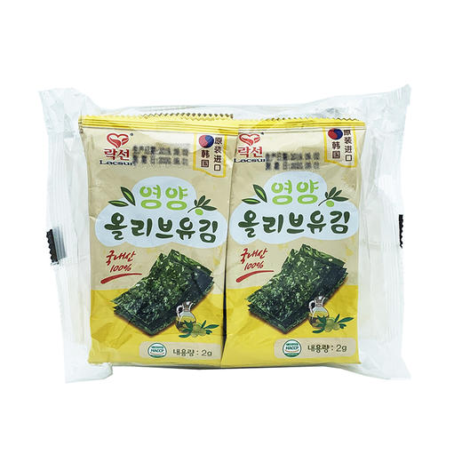 韩国乐鲜海苔16g（2g*8） 商品图2