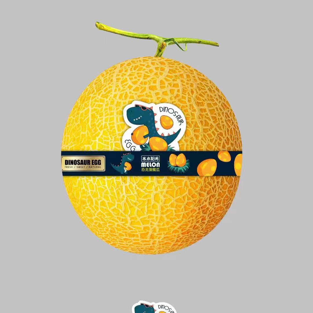 恐龙蛋🥚哈密瓜绝非普通哈密瓜可比‼️ 鲜甜口嫩 好吃的蜜瓜之一清香扑鼻🔹 清爽脆口🔹 伴随着丝丝果香🔹 爱吃脆甜口的来，吃到皮都是甜的！