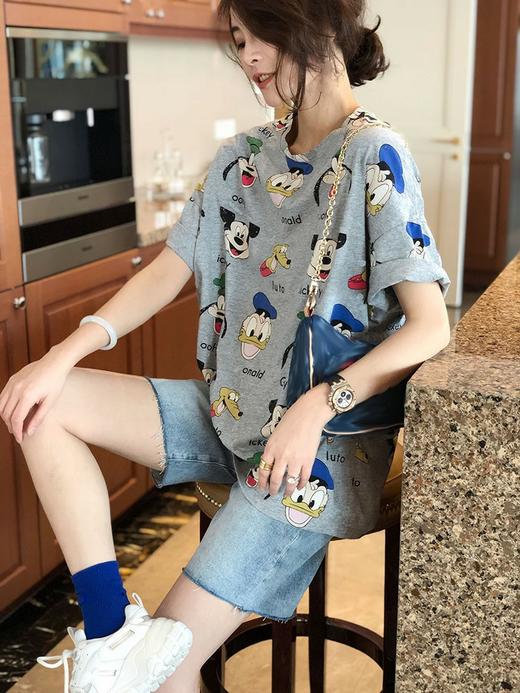 女米奇印花短T9186 商品图3