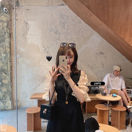 【金蘑菇菇 毕业季系列】轻甜俏皮设计感减龄连衣裙约会裙 商品图3