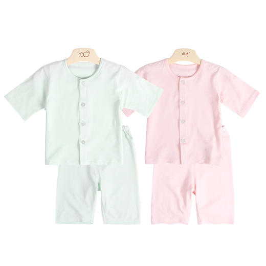 拉比-内衣类（夏）C9纤维七分全开服套装玫瑰红 商品图3