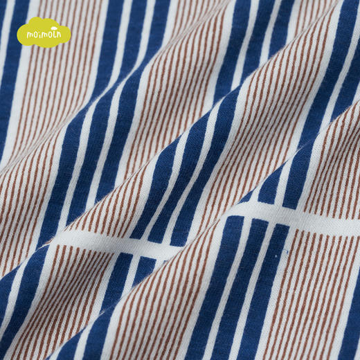 【尺码偏小请拍大一码】moimoln小云朵童装2021秋装新品男女宝纯棉连体衣新生儿舒适爬服LQF1NZUU12 商品图4