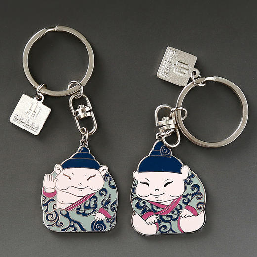 河北博物院说唱俑合金Q版钥匙扣 商品图1