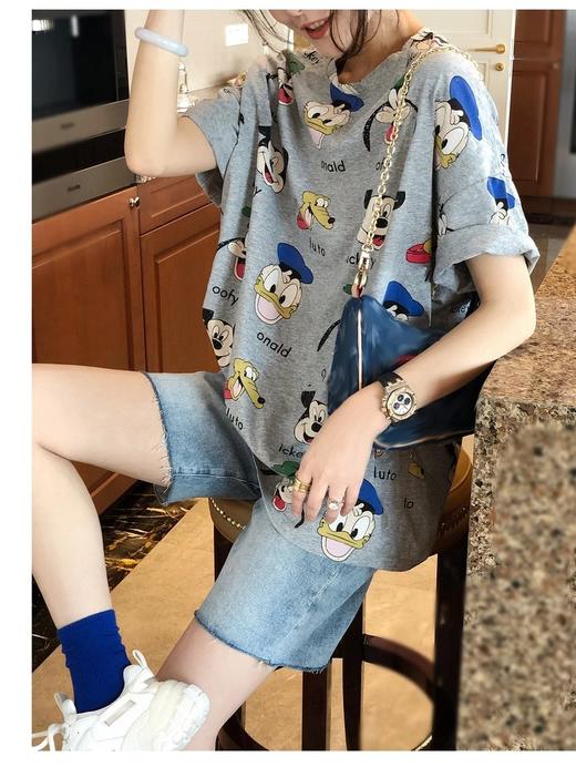 女米奇印花短T9186 商品图1