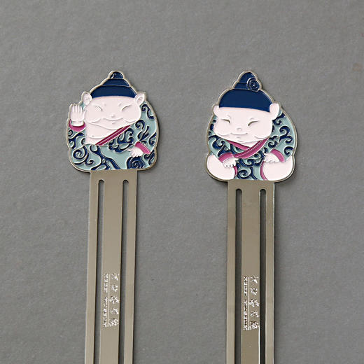 河北博物院说唱俑合金书签Q版 商品图1