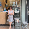 金蘑菇菇  三醋酸印花系列 背心+短袖+半裙 洋气 商品缩略图8