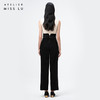 AtelierMissLu—黑白马甲高腰连体裤/0000054 商品缩略图3