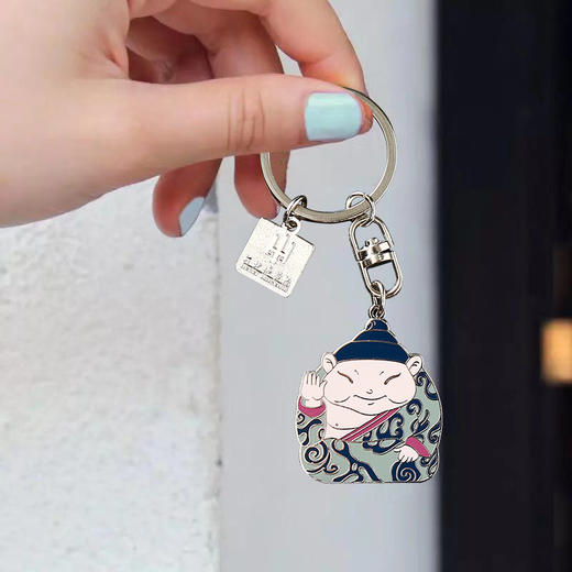 河北博物院说唱俑合金Q版钥匙扣 商品图3