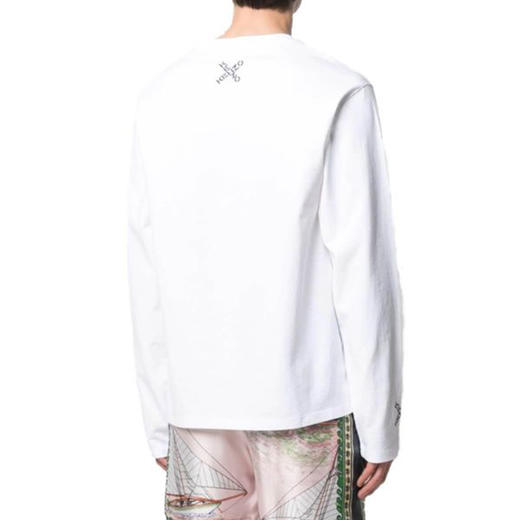KENZO 高田贤三 男士Big X图案交叉标志长袖卫衣 白色 FB55 TS153 4SK 01 商品图2