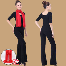 气质形体礼仪培训服装 舞蹈练功服 健美操上装