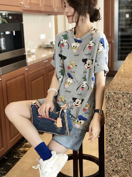 女米奇印花短T9186 商品图2
