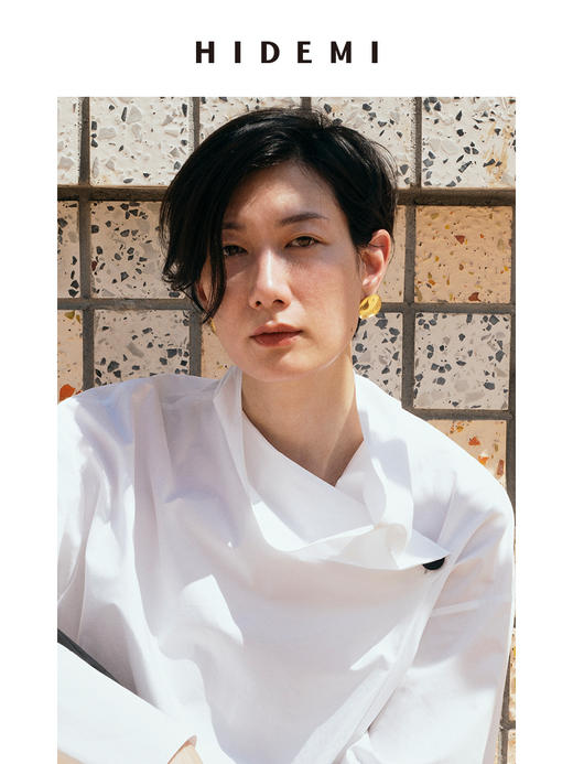 HIDEMI简约设计感圆形耳环 金色/银色 商品图10