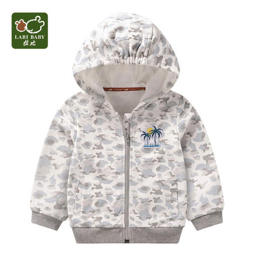 拉比-童衣类（春）C9热带连帽全开外套 商品图0