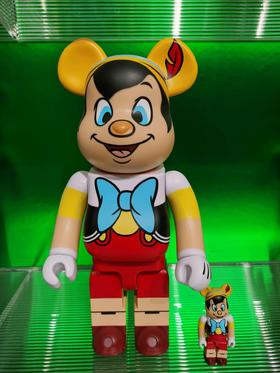 Bearbrick 匹诺曹 400%+100%