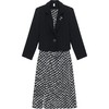 YWE-JMYS-MB06秋新款小西装印花时尚气质两件套装连衣裙 商品缩略图4