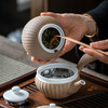 粗陶功夫茶具配茶叶罐侧把壶套组简约茶壶陶瓷泡茶中式复古 商品缩略图1