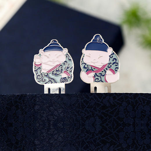 河北博物院说唱俑合金书签Q版 商品图3