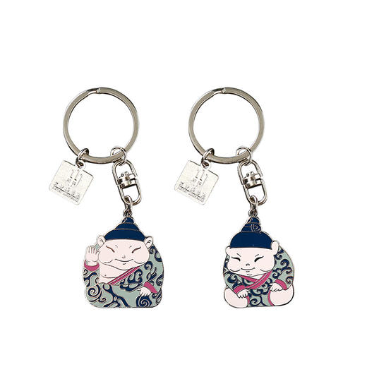 河北博物院说唱俑合金Q版钥匙扣 商品图4