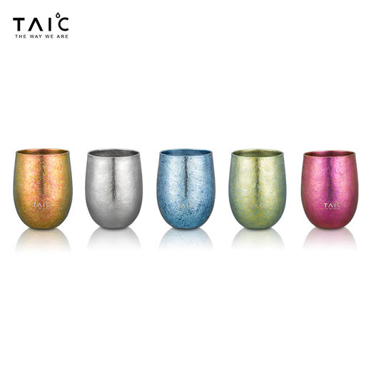 【TAIC 太可】纯钛圆融杯200ml 双层隔热咖啡杯金属早餐杯 商品图5