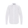 ARMANI 阿玛尼 男士棉质翻领鹰标刺绣长袖衬衫 白色 3K1CC3 1NXRZ 0152 商品缩略图0