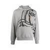 KENZO 高田贤三 男士棉质logo印花小虎头刺绣抽绳连帽卫衣 灰色 FB65 SW305 4MO 94 商品缩略图0