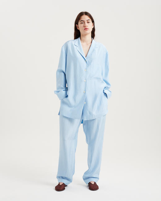 SAMUEL GUÌ YANG  — Shui Jacket 缎面休闲衬衫 商品图0