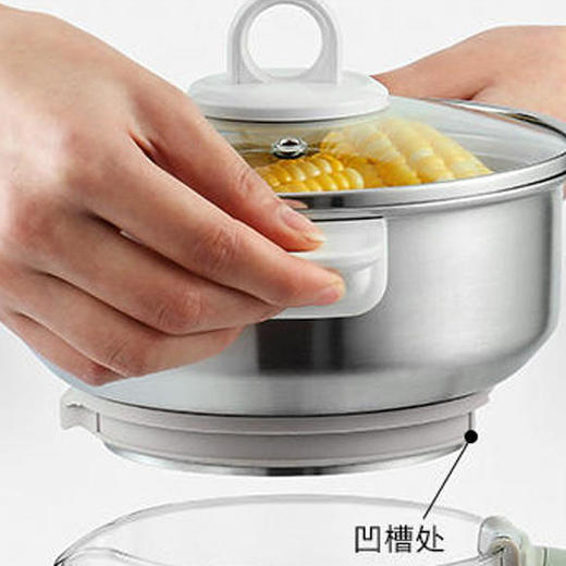 Buydeem/北鼎 养生壶配件K165/K187/K159T蒸笼 A206食品级不锈钢[福利品] 商品图2