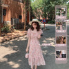 【金蘑菇菇 恋爱博物馆系列】少女感十足～粉色碎花连衣裙 商品缩略图1
