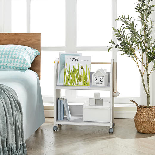 2平米 魔法口袋移动柜文件柜客厅落地柜打印柜 白色 0.6-0.8米宽 商品图3