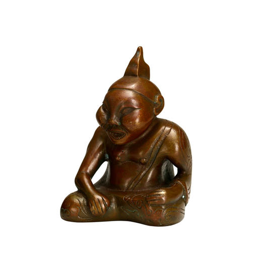 河北博物院说唱俑复仿古制品（青铜） 商品图4