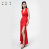 AtelierMissLu / Naomi-嘉年华红收腰长礼服 商品缩略图2