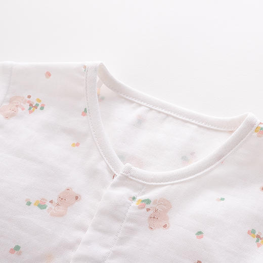 拉比-内衣类（夏）C9积木小熊全开2套装玫瑰红 商品图1