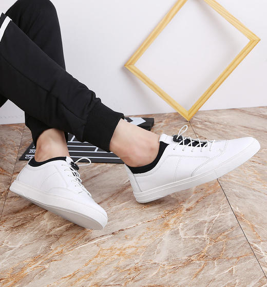 【服饰鞋包】男士休闲鞋运动鞋男超纤小白鞋男平底鞋 商品图0