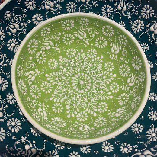 土耳其手工陶瓷碗 (爱琴海独奏）15cm 商品图0
